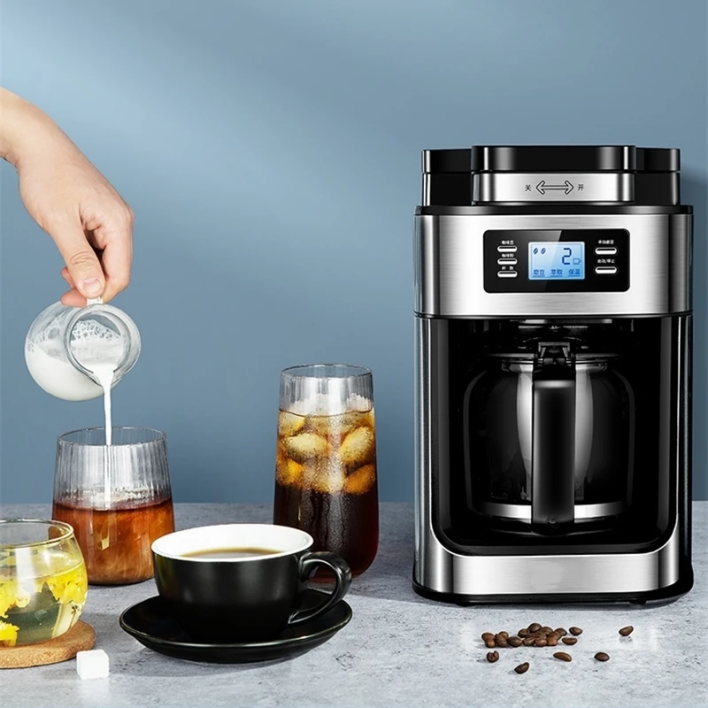 All in one Digital Super Automatic Espresso Coffee Grinder Machine