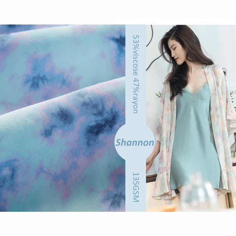 Free sample crinkle 100%  rayon viscose digital printed poplin fabric for dress lounge wear