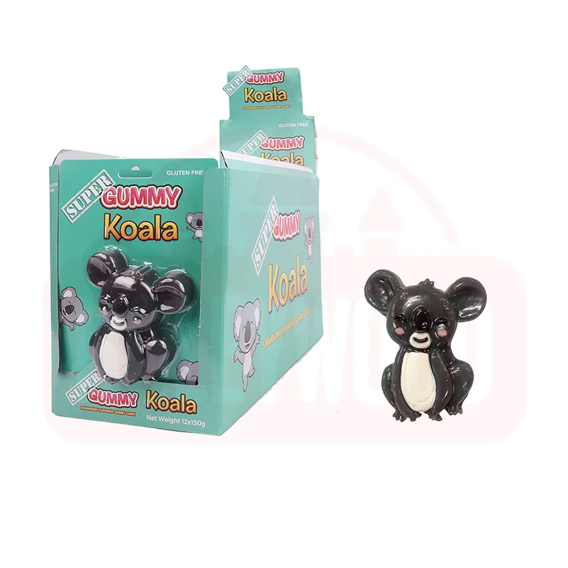 HOLEYWOOD 150g Large Koala Classic Cartoon Animal Gummy Candy Cute Styling Fruity Sweet Taste Sugar Supermarkets 150 Piece