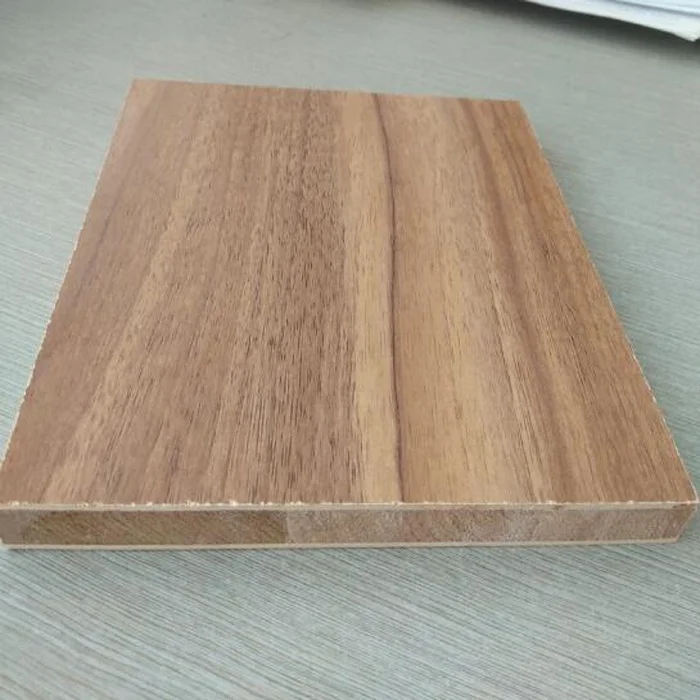 18mm High Glossy Cherry Melamine Block Board