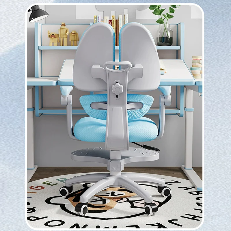 Kids Chair Easy Adjustment Double Back Growing Chair For Kids Study Perfect Support Learning Chair
