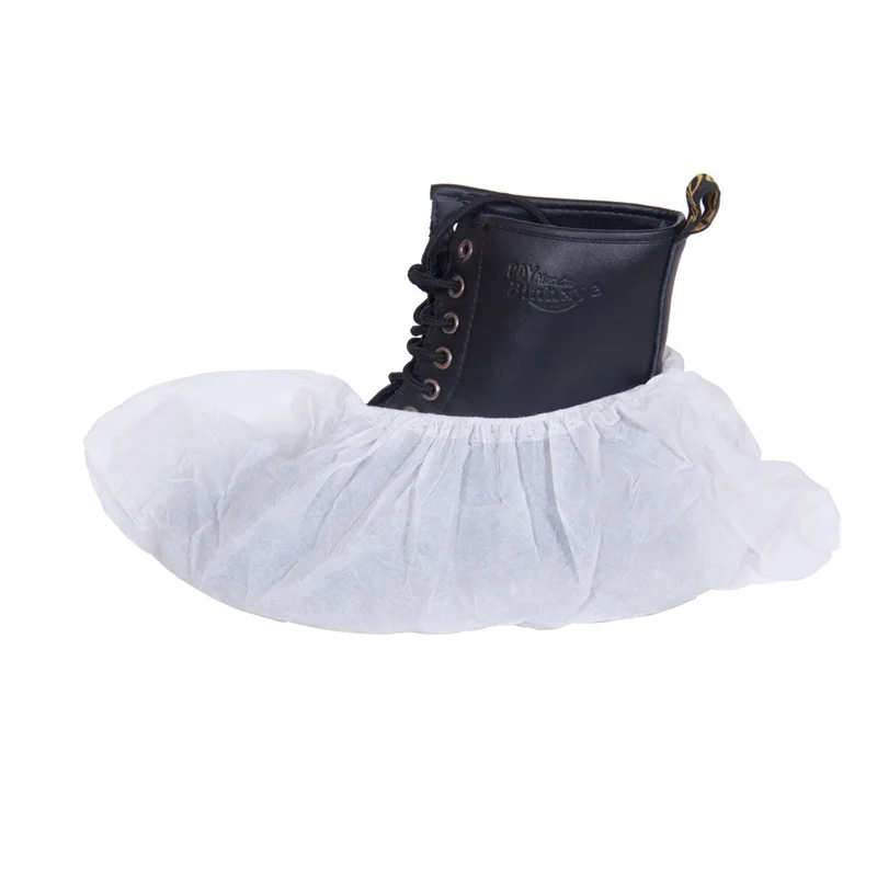 
Top Sale Single Elastic Band Contoured Styling Non Woven Disposable PP Shoe Cover 