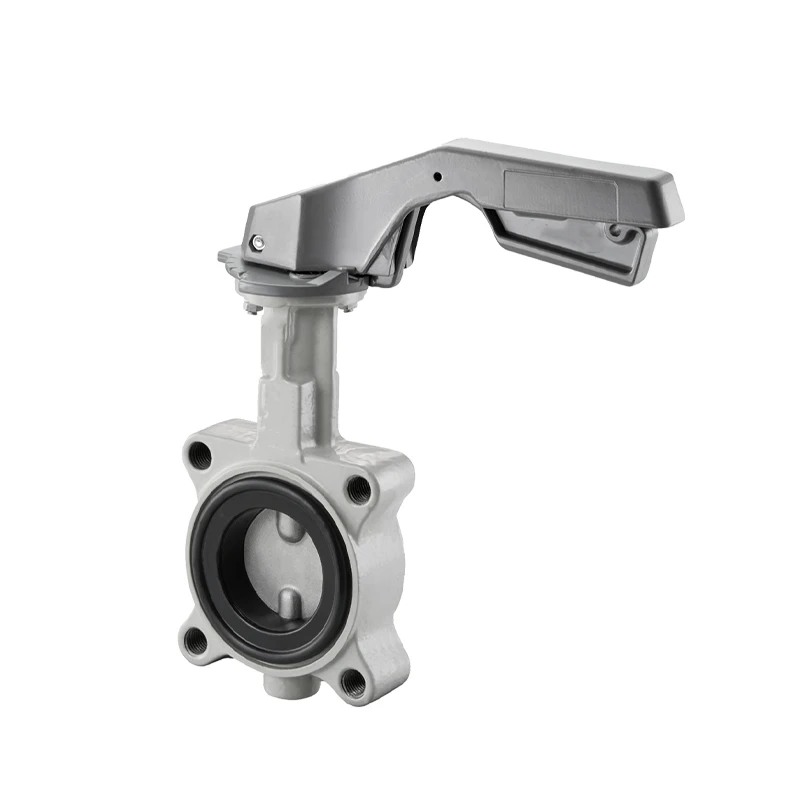 high quality water supply lugged type butterfly valves with Aluminum hand bar