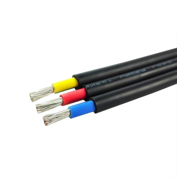 Professional Stranded Cables Plugs Double Insulated Pv Cable For Solar Power System