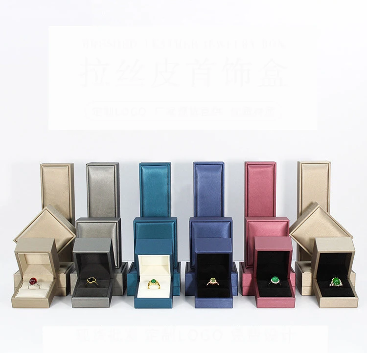 Customized Display Case Bracelet Jewelry Holder Storage PU leather box