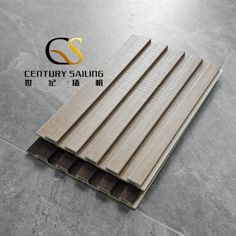 For office  wpc fluted wall panel  for indoor decoration wpc materials