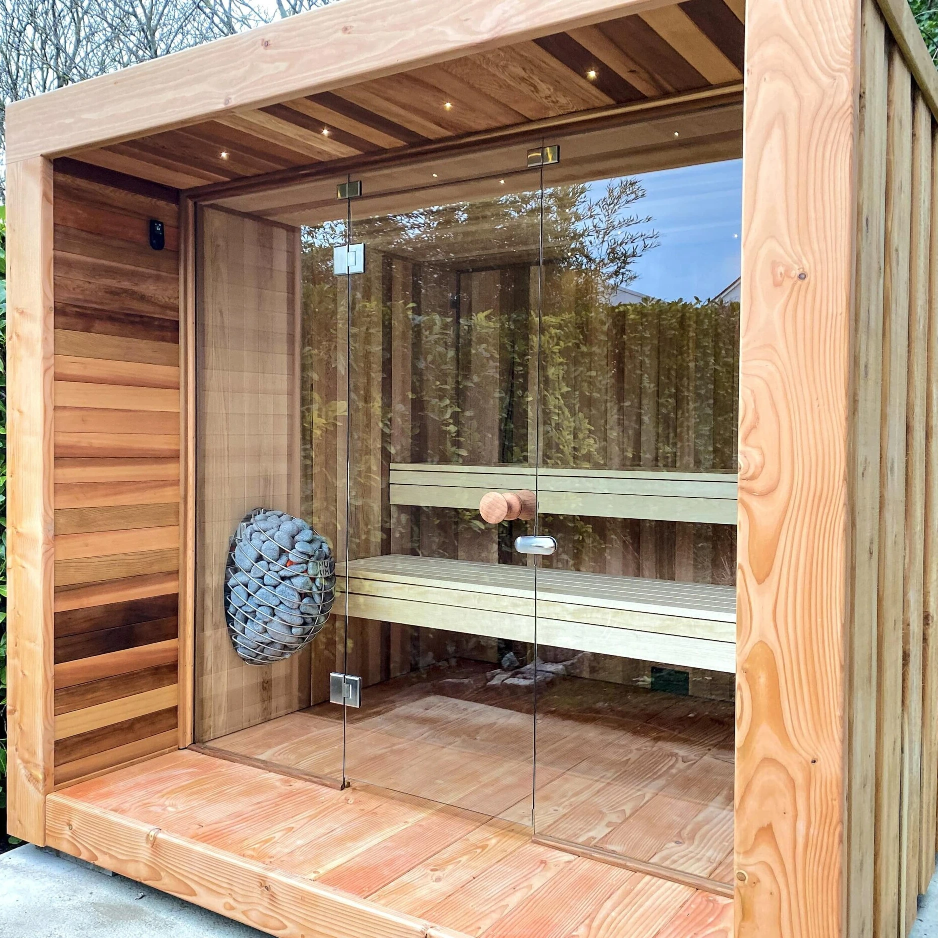 Modern Fashion Outdoor Traditional 4 Person Wooden Sauna Room Wholesale
