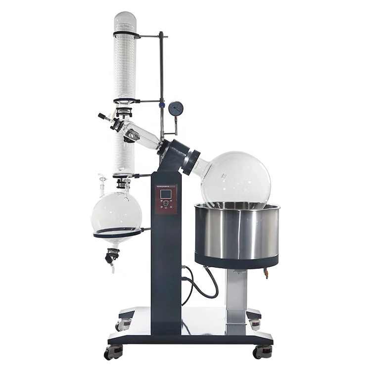 YUHUA 50 litre rotovap steam distillation herb essential oil distiller industry rotary evaporator 50l