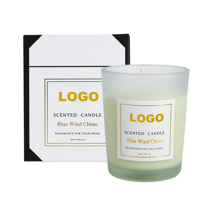 Low MOQ Aroma Diffuser Custom Clear Small Candle Jar Home Scented Candles Luxury