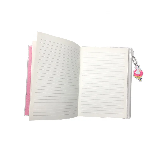 A5 Casebound Cute Kawaii Notebook With PVC Cover And Silkprint Pattern