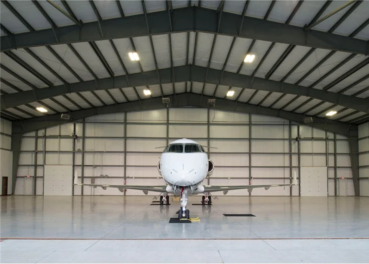 Light steel structure warehouse Small aircraft flight test warehouse
