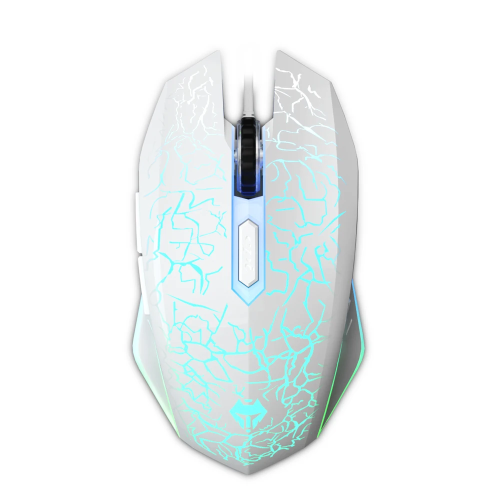 Проводная игровая мышь с RGB-подсветкой эргономичная программируемая для геймеров Windows ПК