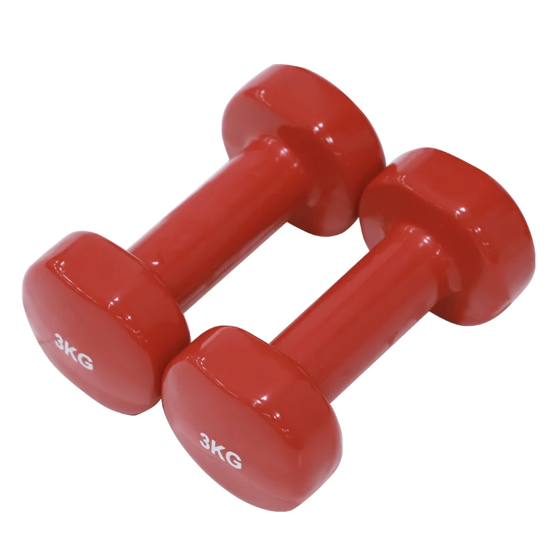 Dip Plastic Dumbbell Wholesale Cheap OEM Gym Dumbbell Weight Lifting Direct Manufacture Hex Dumbbell Set Body Building