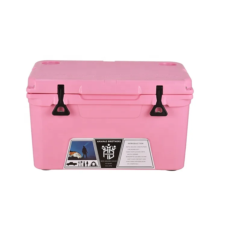 Custom logo red pink blu army green heavy duty Hard Cooler Keeps Ice Up to 5 Days