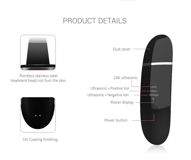 Лучшая Красота, скребок для лица, удаление черной кожи, Домашнее использование, скребок для кожи лица 2020 anlan 3 в 1, скребок для кожи