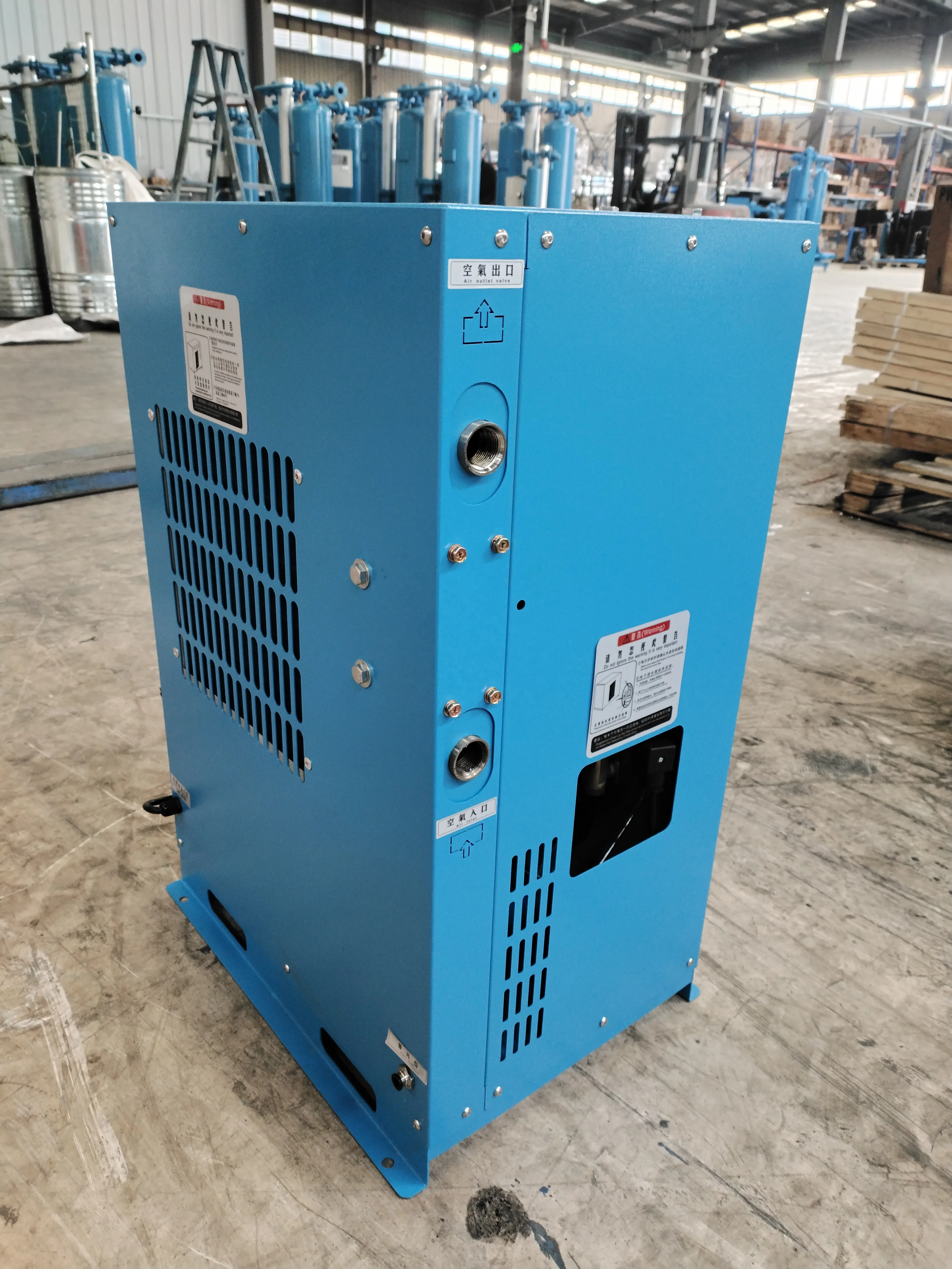 2.6m3/min  Durable Online Store Industrial Vane Compressor Parts 16 bar Screw Air Compressor 15kw Dryer