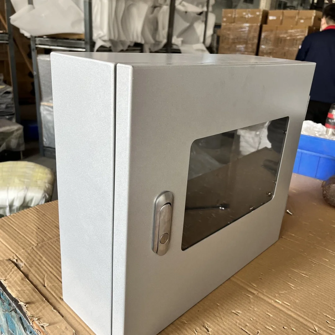 Professional Custom Bending Metal Steel Gas Meter Outer Enclosure Sheet Metal Fabrication with Lock