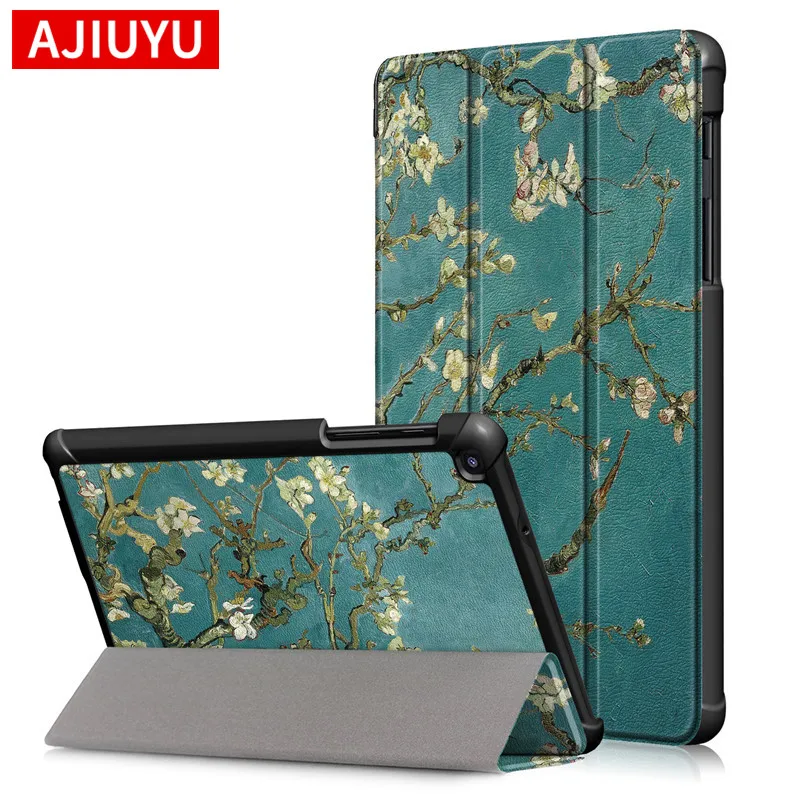 Tablet Protective Cover PU Leather Magnetic Case For Samsung Galaxy Tab A 8.0 inch SM-P200 SM-P205 P207 With S Pen 2019