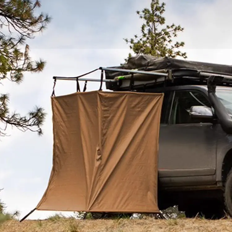 Hot Selling Portable 1-Person Modern Rain Bath Shower Tent Pop-Up Design Waterproof Aluminum Frame Oxford Fabric Car Roof Tent