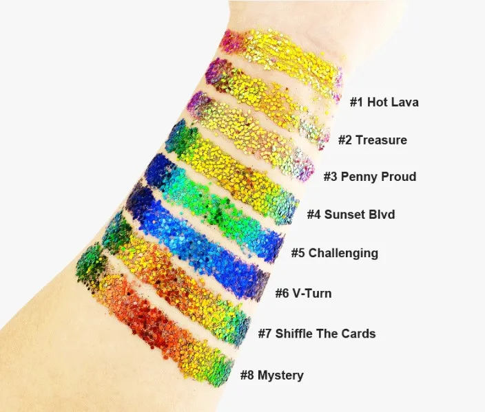 Wholesale custom makeup glitter high pigment eye shadow cream private label single liquid glitter chameleon eyeshadow