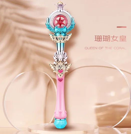 New Arrival Toy Magic Stick Pretend Play Magic Wand With Music and Light Baby Girl Toys for Girls Make up Accessories Toys