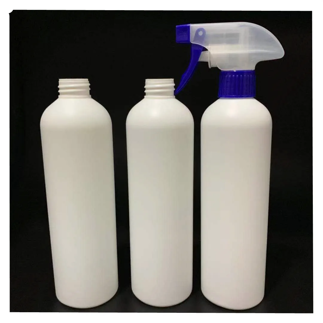 Customized label 30ml, 60ml, 100ml, 120ml, 180ml, 200ml, 250ml, 300ml, 500ml,1000ml Round shoulder HDPE bottles for chemicals