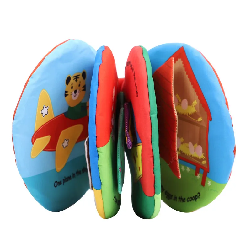 Customized Eco-friendly Toy Education Educational Toys Peek-a-boo Cloth Book