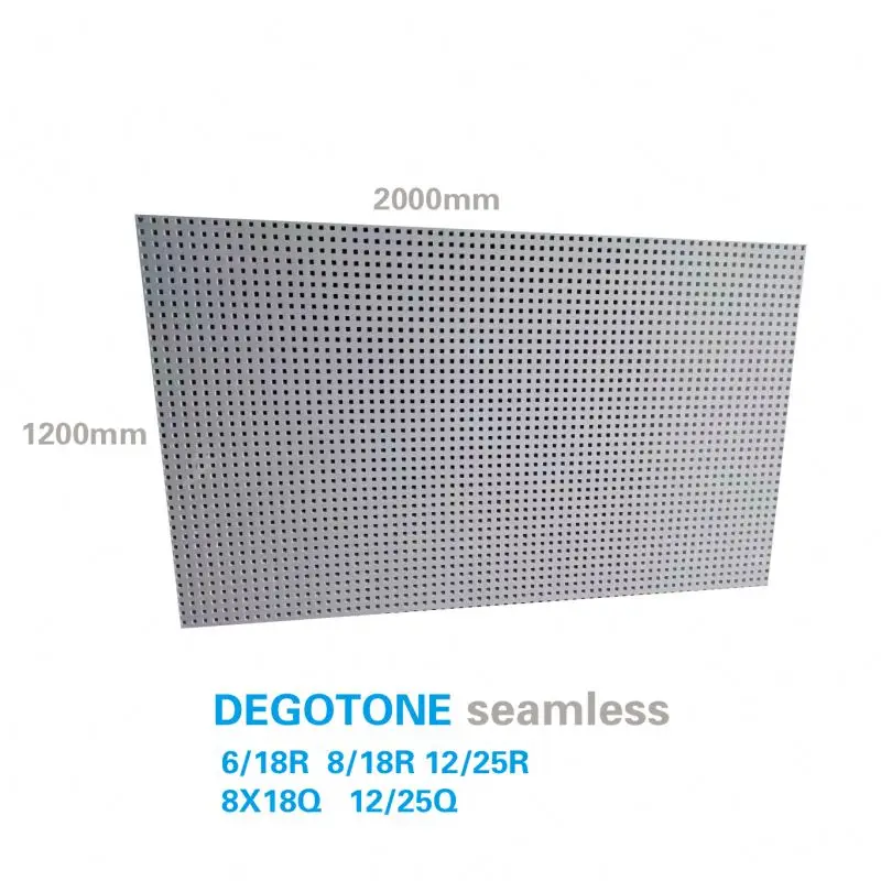 Factory high quality indoor seamless acoustical perforated gypsum ceiling panels sound plasterboards plasterboard