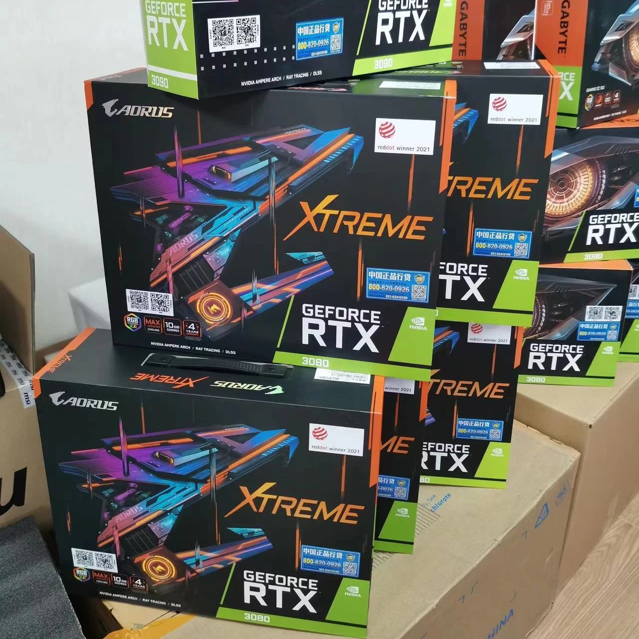 Игровая видеокарта RTX 3080 Advanced OC 10G LHR для настольного компьютера поддержка RTX3080