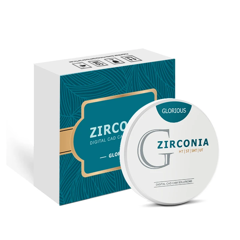 Dental Laboratory zirconia block Glorious  Ceramic Materials HT Zirconia Discs