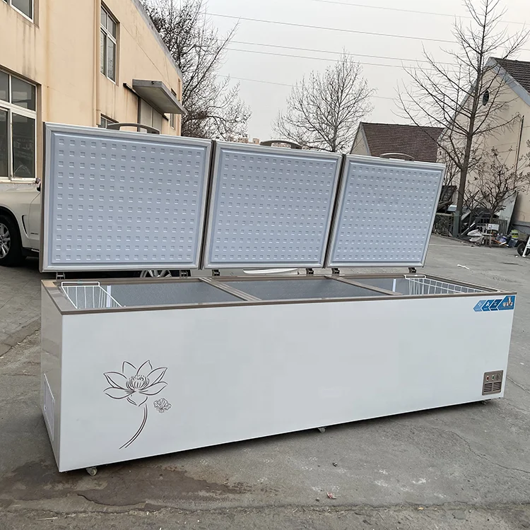 100L~2470L high quality commercial kitchen supermarket equipment commercial freezer