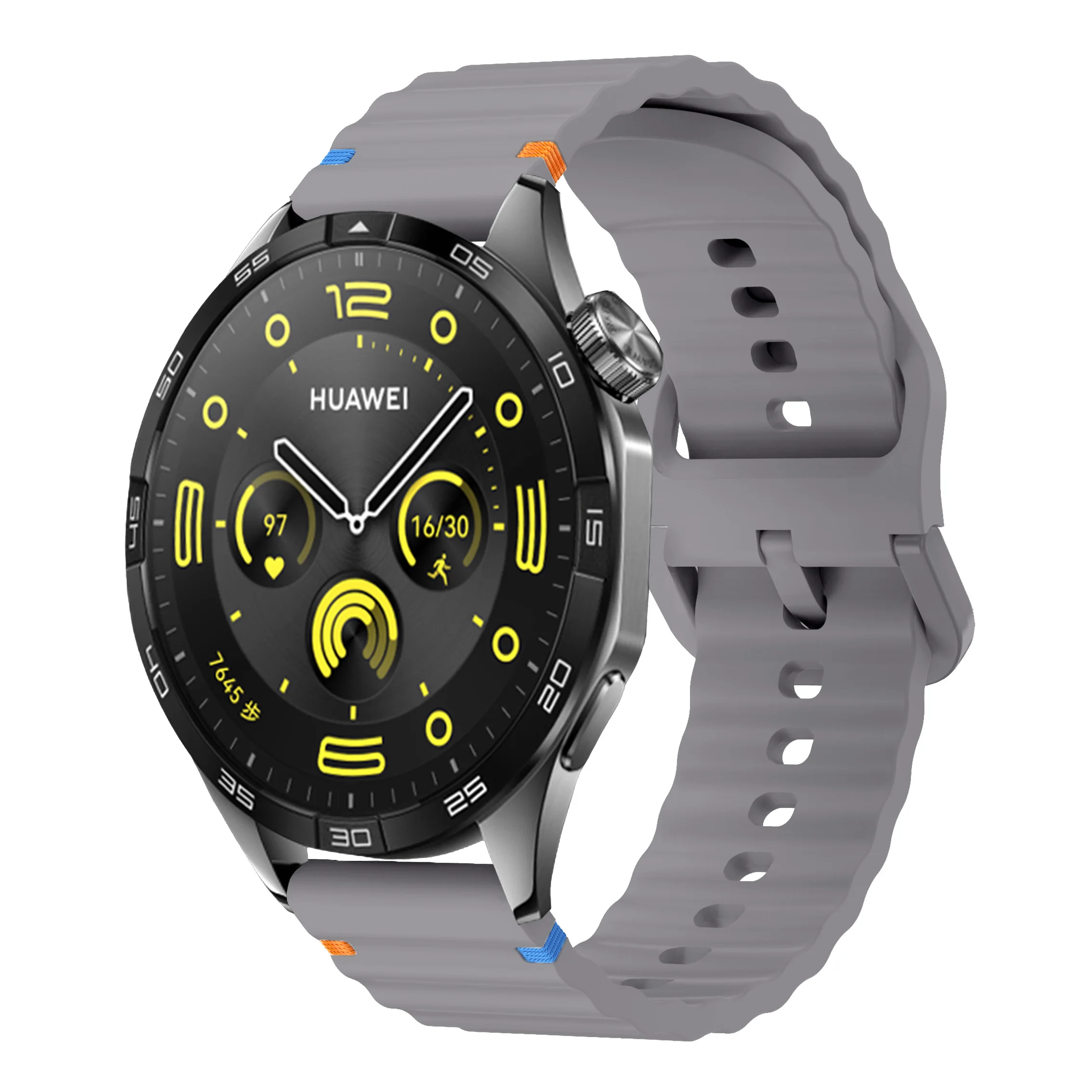 Спортивный силиконовый ремешок для Samsung Galaxy Watch 7/6/5/4 Huawei GT 5/4 22 мм 20