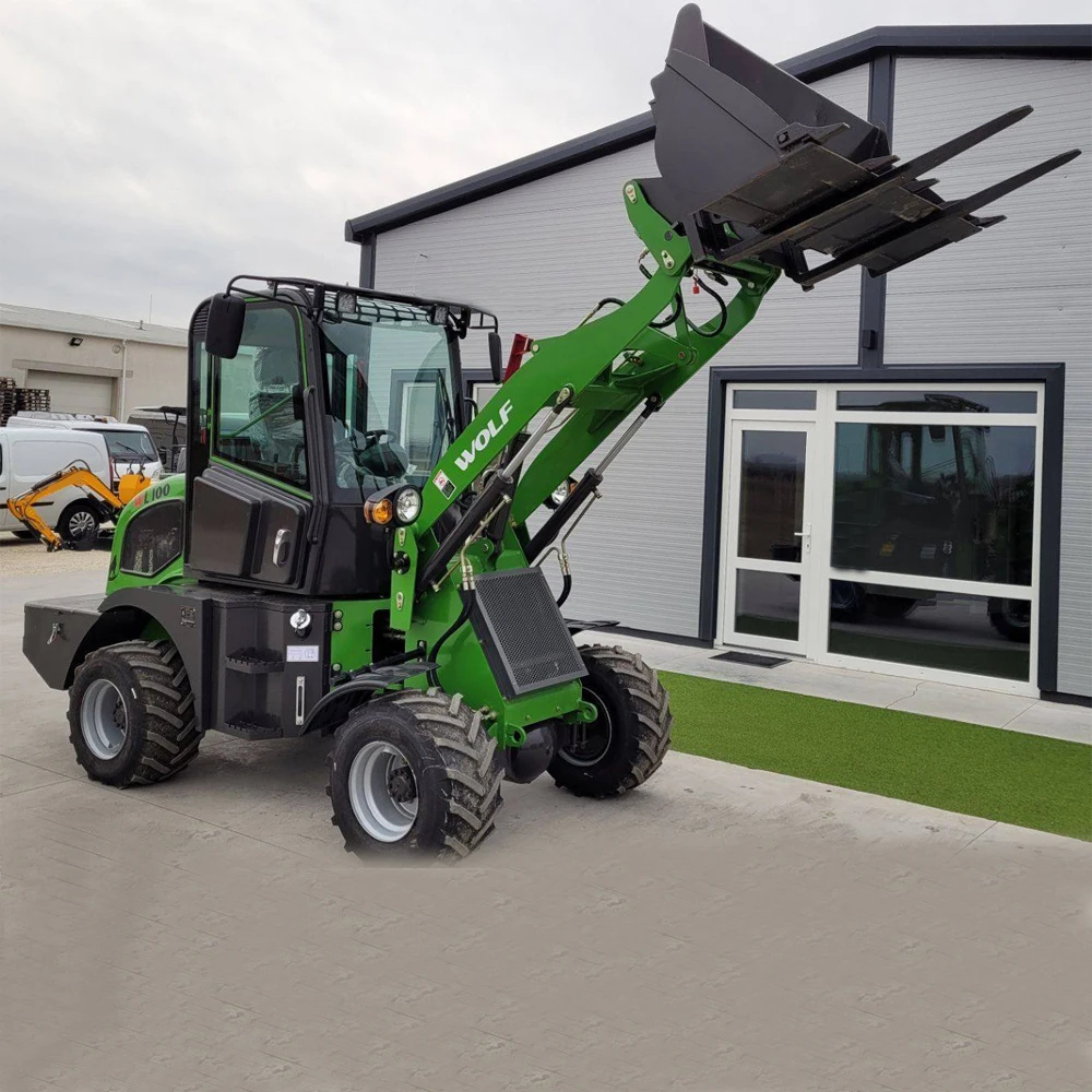 China Wolf Loaders Articulated Front Loader 1t ZL10/WL100 Small Wheel Loader