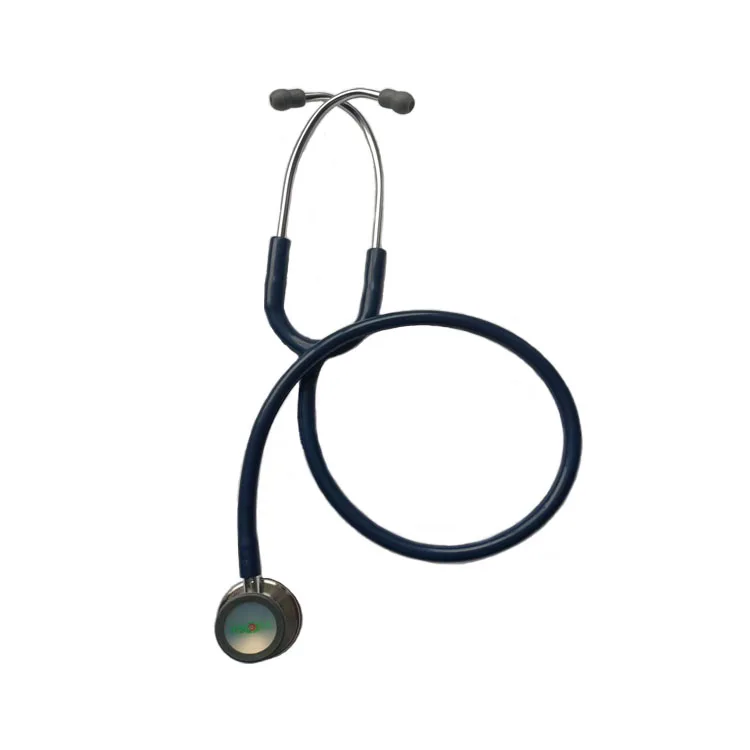 Wholesale 5623 Navy OEM Logo Portable Medical Doctor Nurse Dual Head Dual Tube Sethoscope Stethoscope With Case