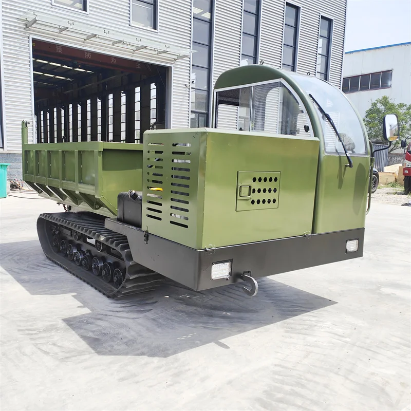 New 5 Ton Mini Crawler Carrier Rubber Track Dumper From China