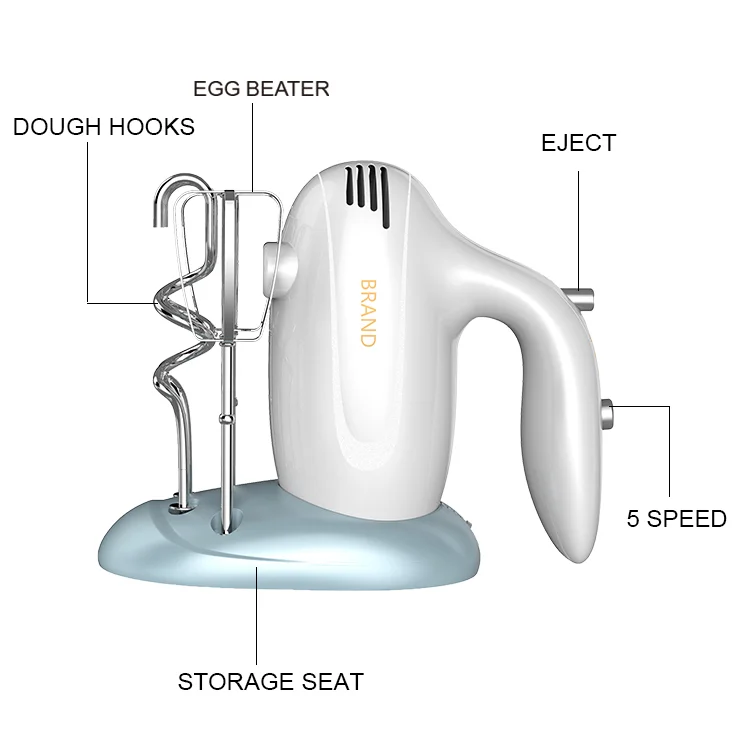 CX-126640 egg cake mixer batedeira de bolo profissional handmixer small pastry beater mixer with attachments