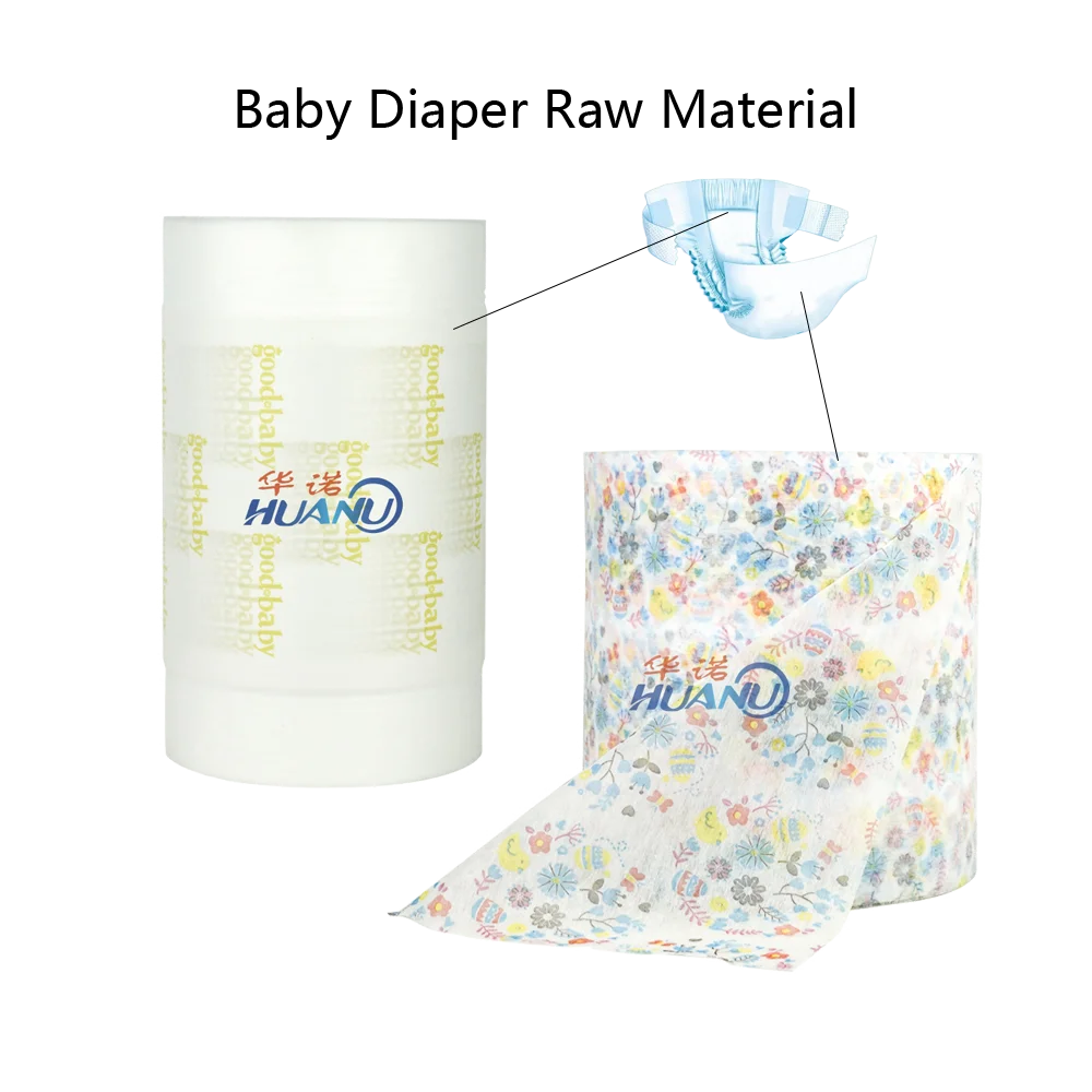 China Factory Wholesale Price Multiple Raw Ultra Thin Materials for Baby Diapers