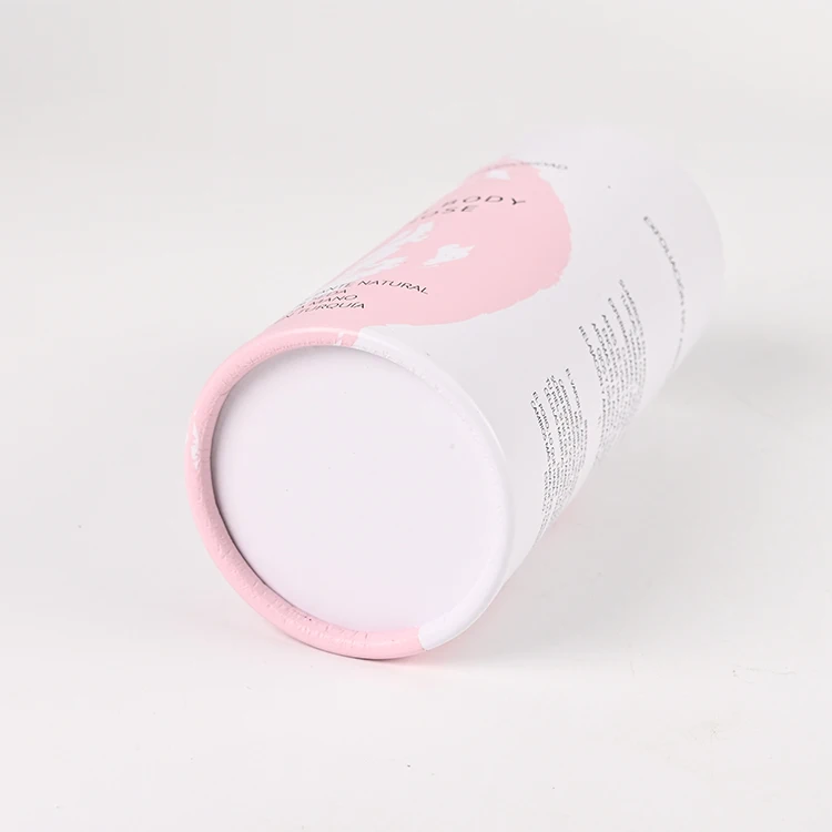 New style biodegradable kraft round paper tube push up packaging