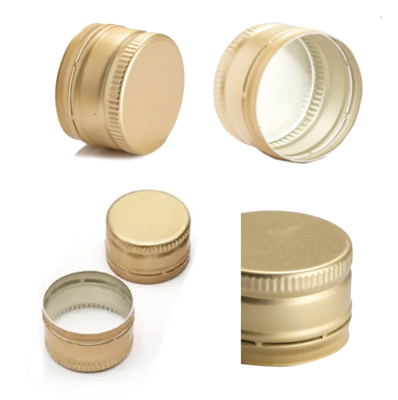 Hot sale embossing milling  vodka whisky wine foil  beer liquor aluminum bottle caps in China with factory price