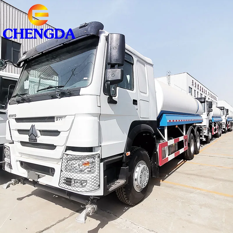 Подержанный китайский резервуар для воды Sinotruck Howo Euro2 6x4 371Hp продажи