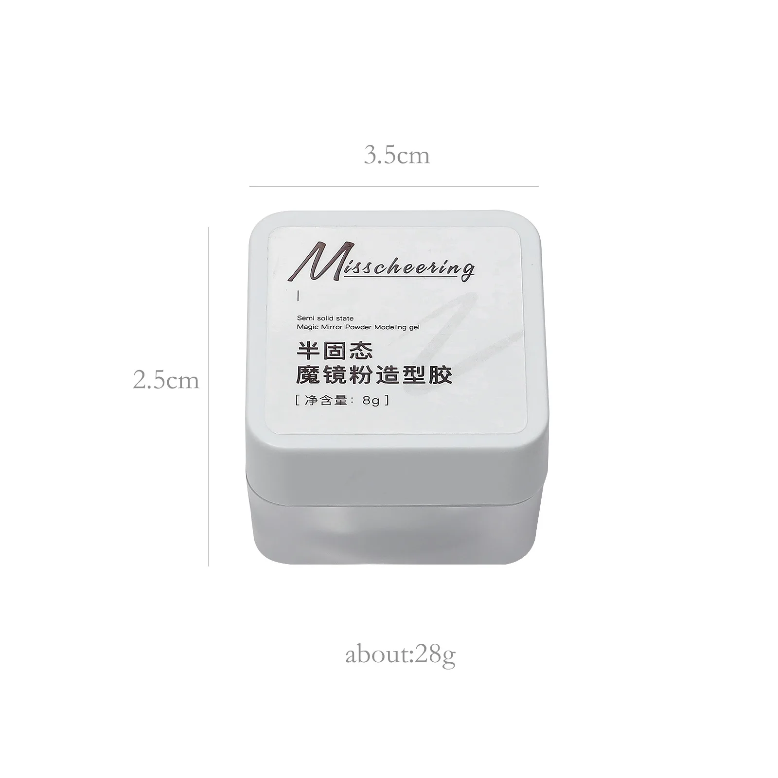 Japanese-Style New Semi-Solid Magic Mirror Powder Styling Gel Multifunctional Phototherapy Three-Dimensional Sculpting Manicures