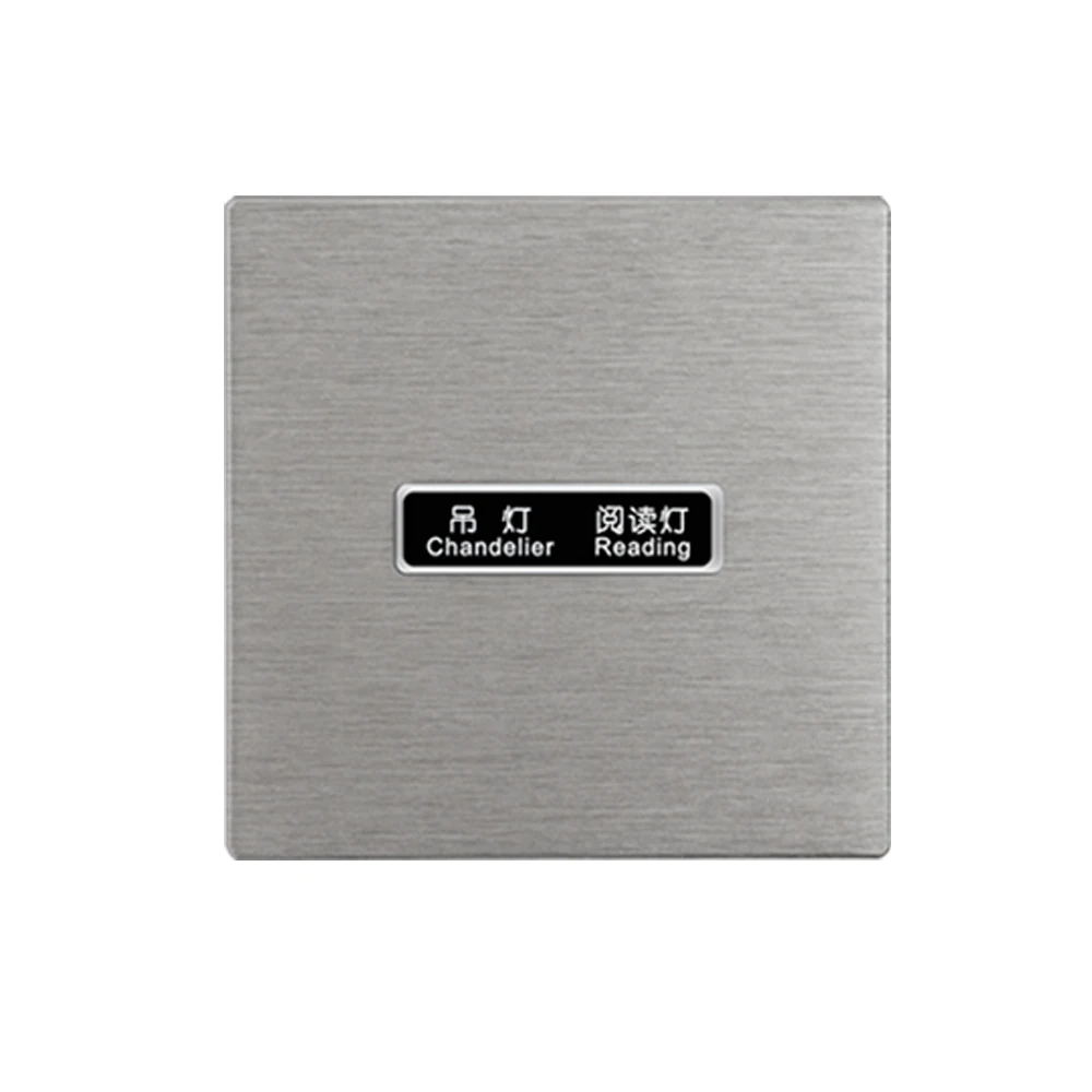 12V Light Switch Aluminum Housing APP Remote Control Switch Panel 485 Mobbus Module Wall Switch Control for commercial building