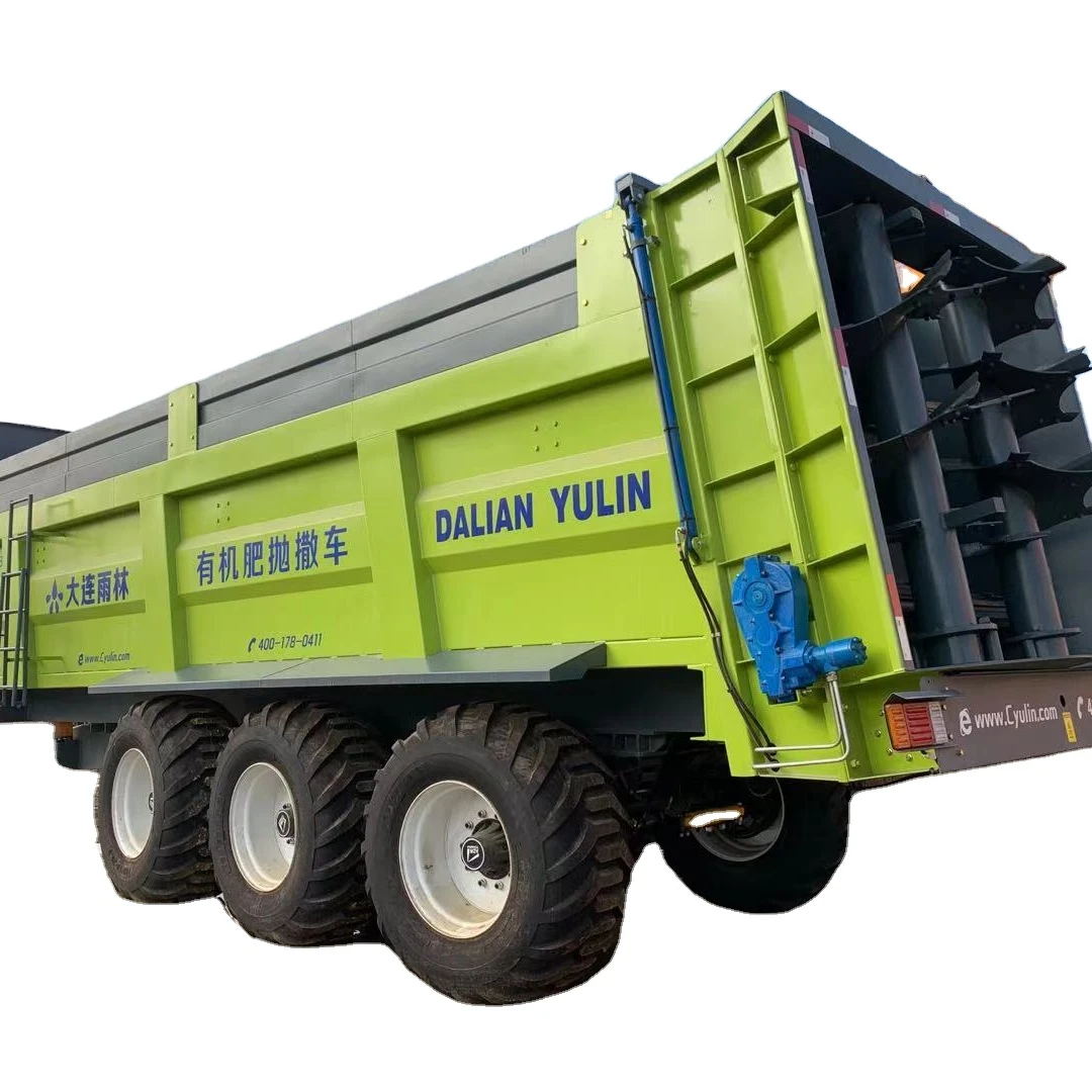 2022 factory sell Livestock manure organic fertilizer treatment equipment Dry manure spreader