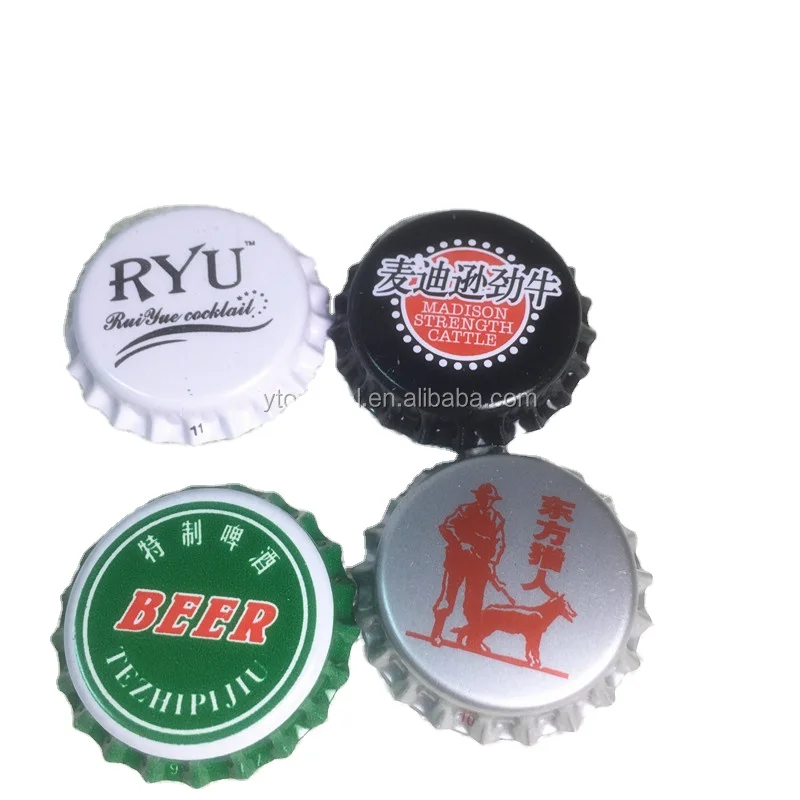 Wholesale cheap price accept customize logo metal caps for beer 26 mm beer bottle cap and crown caps