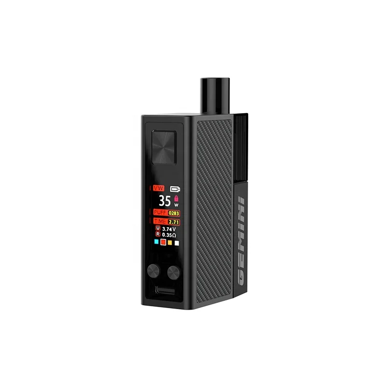 
New Products 2020 Private Label Dual Pods Mini Vape Mod Battery 1750Mah Box Vape Pod Mod 