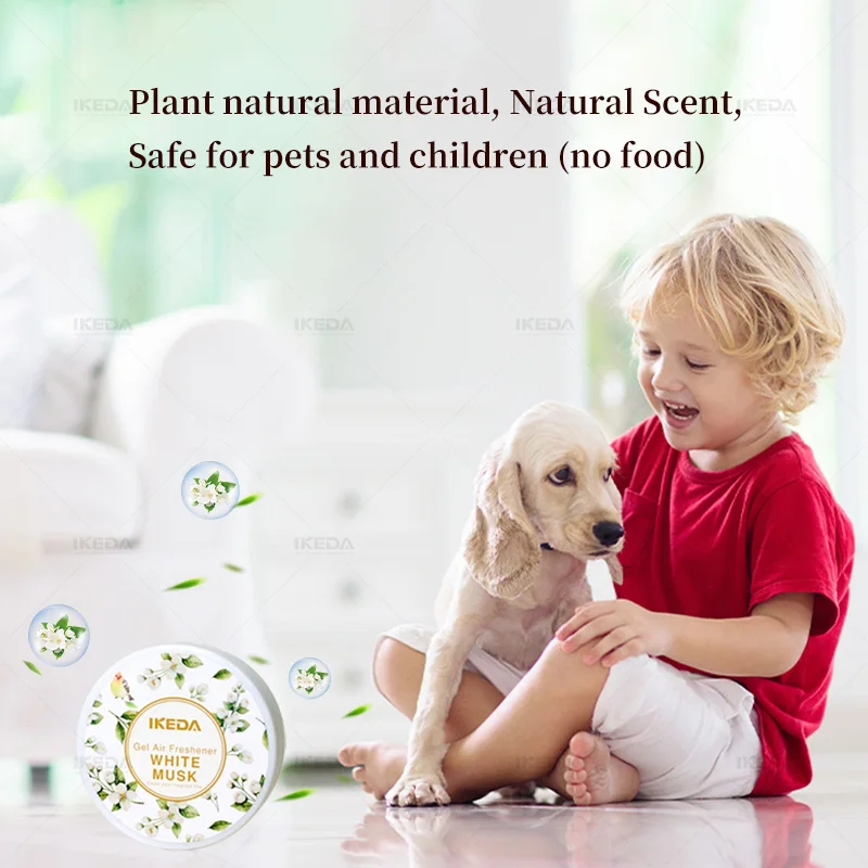Wholesale Factory Direct Sale Aromatic Scent Fragrance Aroma Deodorant Solid Gel Home Bathroom Car Air Freshener