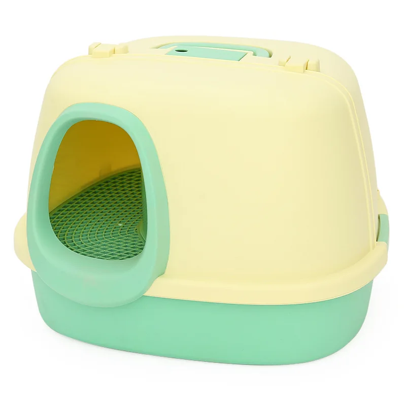 Cat litter basin Corridor semi-closed deodorant extra-large baby cat toilet supplies