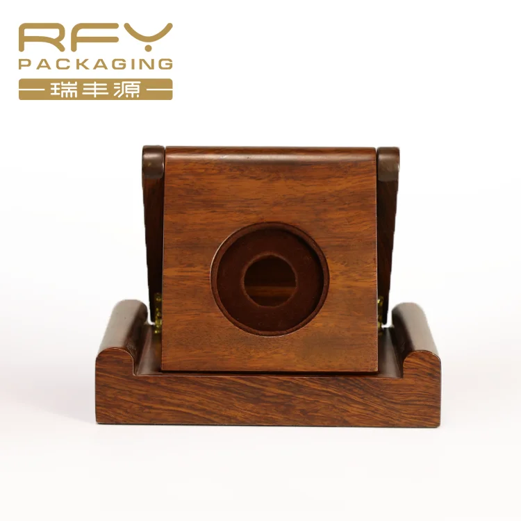 Factory Supply Personalized Anniversary Custom Award Box Coin Box Wooden Trophy For Competition And Sports Meeting