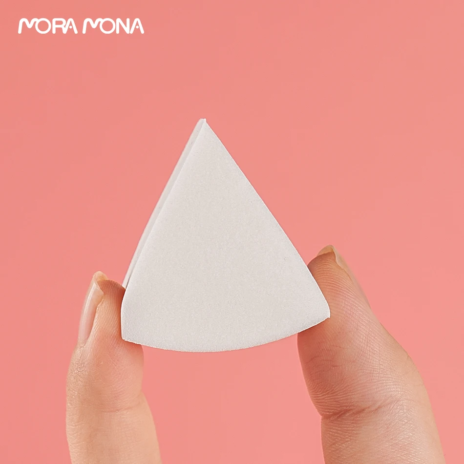 Мягкая губка для макияжа лица Mora mona многоразовая хлопковая накладка розового