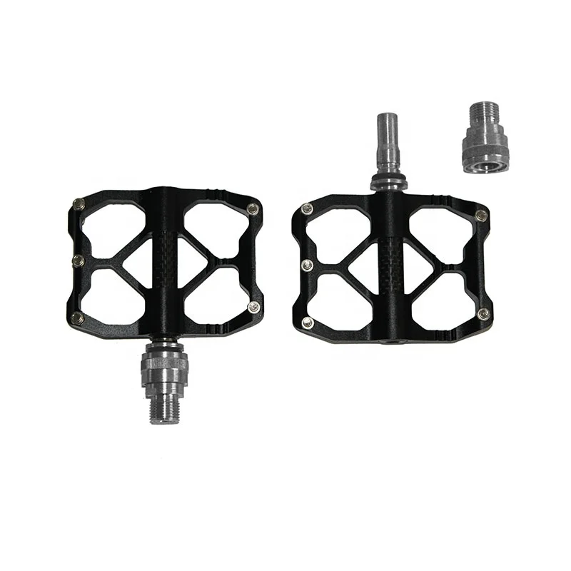 Comeplay titanium alloy CNC double-sided quick-release pedal for folding bike